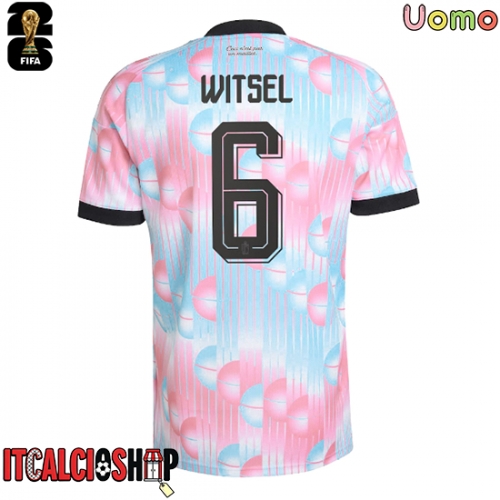 Belgio Axel Witsel #6 Seconda Maglia Mondiali 2026 Manica Corta